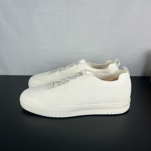 Fitflop Rally Multi Knit Low Lace Up Sneaker Shoes NEW Mens Size 11 White - Picture 6 of 10